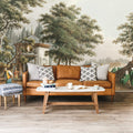 Vintage Village Wallpaper : Soft Countryside Riders Mural