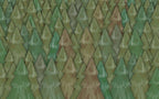 Pine Tree Wallpaper : Green Watercolor Triangle Forest Pattern - flat design