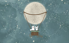 Puppy Moon Balloon Wallpaper : Starry Night Kids Mural - View 2