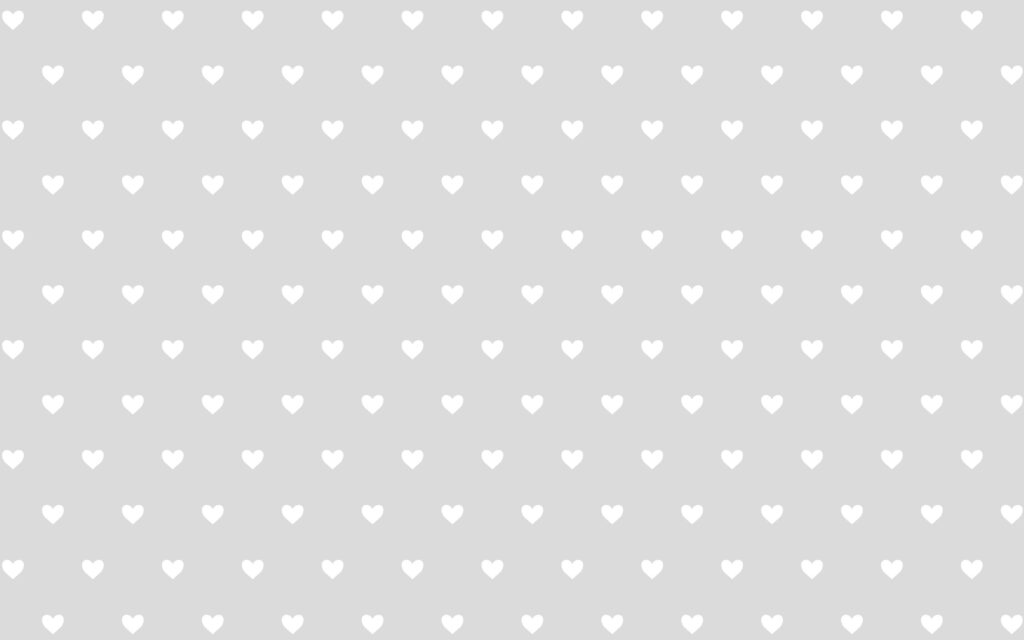 Grey Heart Wallpaper : White Hearts Nursery Pattern - flat design