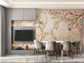 Spring Blossom Wallpaper : Chinoiserie Birdcage Tree Mural