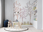 Delicate Tree Wallpaper : Lilac Blossom Sapling Mural