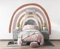Boho Rainbow Wallpaper : Earthy Minimalist Nursery Mural