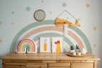 Pastel Rainbow Wallpaper : Boho Arches Kids Mural - View 3
