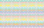 Rainbow Greek Key Wallpaper : Pastel Lattice Pattern Mural - flat design