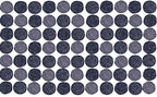Navy Boho Circles Wallpaper : Dotted Ring Pattern - flat design