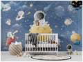 Space Teddy Bears Wallpaper : Bears on the Moon Mural