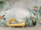 Bird of Paradise Wallpaper : Soft Tropical Plant Mural - View 6
