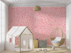 Pink Leopard Print Wallpaper : Playful Animal Spot Pattern - View 4