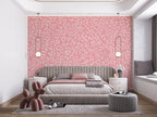 Pink Leopard Print Wallpaper : Playful Animal Spot Pattern - View 3