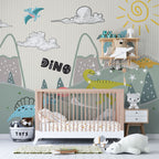 Dino Land Wallpaper : Dinosaur Valley Kids Mural - View 4