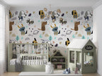 Doodle Puppy Wallpaper : Cute Dog Kids Pattern - View 4