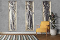 Marble Relief Wallpaper : Classical Draped Figure Panels Mural