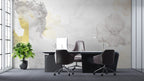 White Marble Classical Wallpaper : Gold Vein Statue Mural - View 6