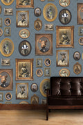 Animal Portrait Gallery Wallpaper : Framed Gentleman Animals Mural
