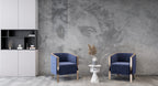 Grey Statue Face Wallpaper : Concrete Classical Sculpture Mural