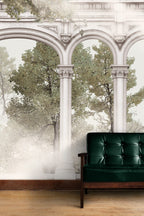 Palace Arch Forest View Wallpaper : Classical Columns Mural - View 6