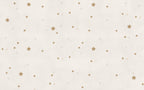 Gold Star Wallpaper : Scattered Stars Nursery Mural - View 2