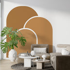 Terracotta Arch Wallpaper : Boho Geometric Arches Mural - View 6