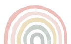Pastel Rainbow Arch Wallpaper : Soft Painted Rainbow Kids Mural - View 2