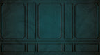 Teal Panel Molding Wallpaper : Tonal Palm Leaf Mural - View 2