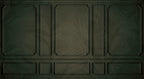 Olive Panel Molding Wallpaper : Tonal Palm Leaf Mural - View 2