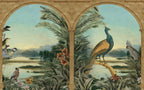 Peacock Arch View Wallpaper : Tropical Lake Landscape Mural - View 2