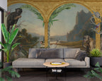 Cockatoo Arch Landscape Wallpaper : Vintage Mountain View Mural - View 4