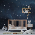 Navy Star Wallpaper : Night Sky Kids Pattern - View 5