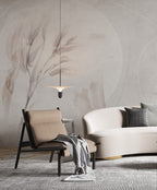 Soft Wheat Wallpaper : Watercolor Grain Stalks Mural - View 6