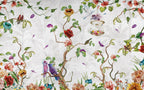 Colourful Birds & Flowers Mural – view 3