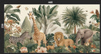 Green Forest Animals Mural – view 2