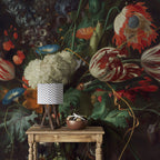 Dutch Floral Wallpaper : Dark Still Life Bouquet Mural - View 3