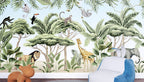 Safari Animals Wallpaper : Kids Giraffe Jungle Mural - View 4