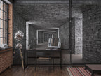 Stone Corridor Wallpaper : 3D Perspective Tunnel Mural - View 3
