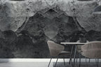 Dark Concrete Wallpaper : 3D Stone Cave Mural - View 4