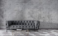 Concrete Panel Wallpaper : Grey Tie-Hole Formwork Mural