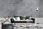 Concrete Panel Wallpaper : Grey Tie-Hole Formwork Mural - View 3