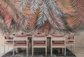 Copper Palm Wallpaper : Hanging Rose Gold Fronds Mural