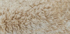 Sheepskin Texture Wallpaper : Cream Wool Fur Mural - flat design