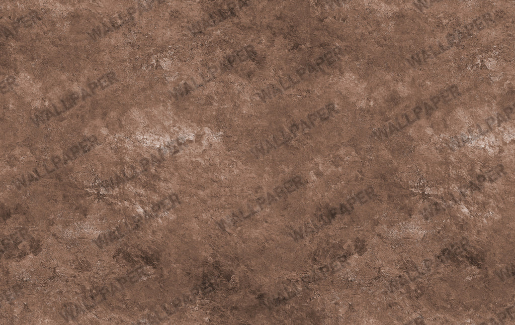 Chocolate Concrete Wallpaper : Warm Brown Plaster Texture Mural - View 2