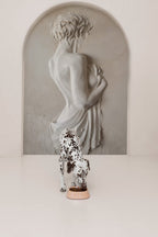 White Draped Fabric Wallpaper : Soft Silk Fold Mural - View 2