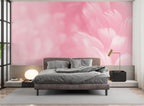 Pastel Feather Wallpaper : Soft Blue Abstract Mural - View 4