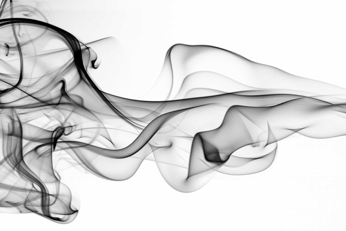 Black Smoke Wallpaper : Grey Abstract Wave Mural - flat design