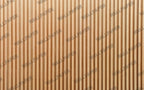 Wood Slat Wallpaper : Brown Vertical Panel Mural - View 2