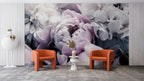 Purple Peony Wallpaper : Close-Up Lilac Flower Mural