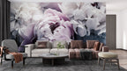 Purple Peony Wallpaper : Close-Up Lilac Flower Mural - View 2