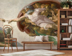 Creation of Adam Wallpaper : Renaissance Fresco Art Mural - View 3