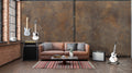 Rust Brown Texture Wallpaper : Weathered Metal Wall Mural