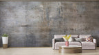 Raw Concrete Wallpaper : Grey Industrial Wall Mural - View 2